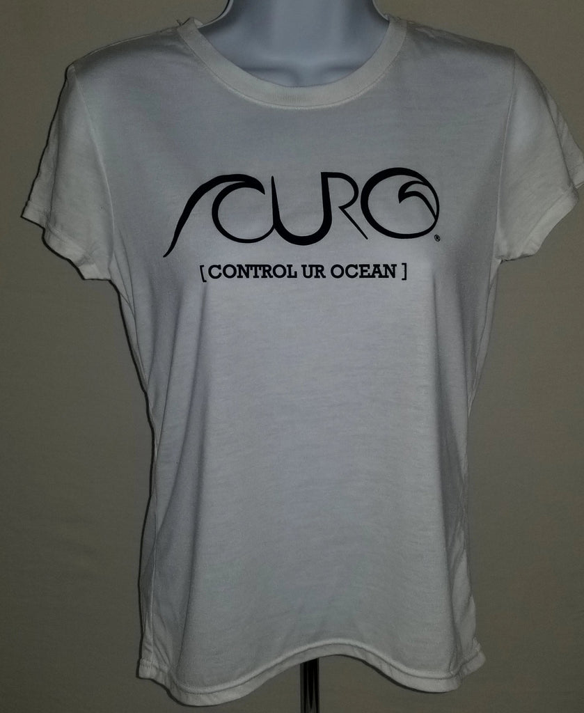 CURO White T-Shirt Black CURO