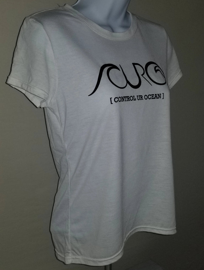CURO White T-Shirt Black CURO
