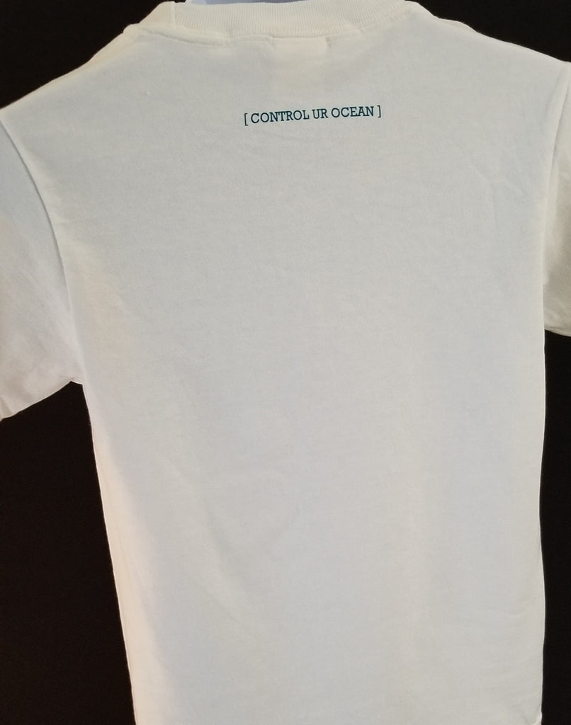 CURO White Youth T-Shirt With Teal Florida CURO