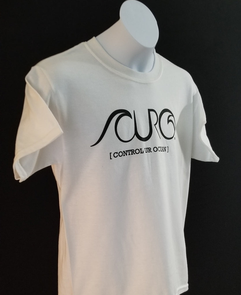 CURO White Youth T-Shirt Black CURO