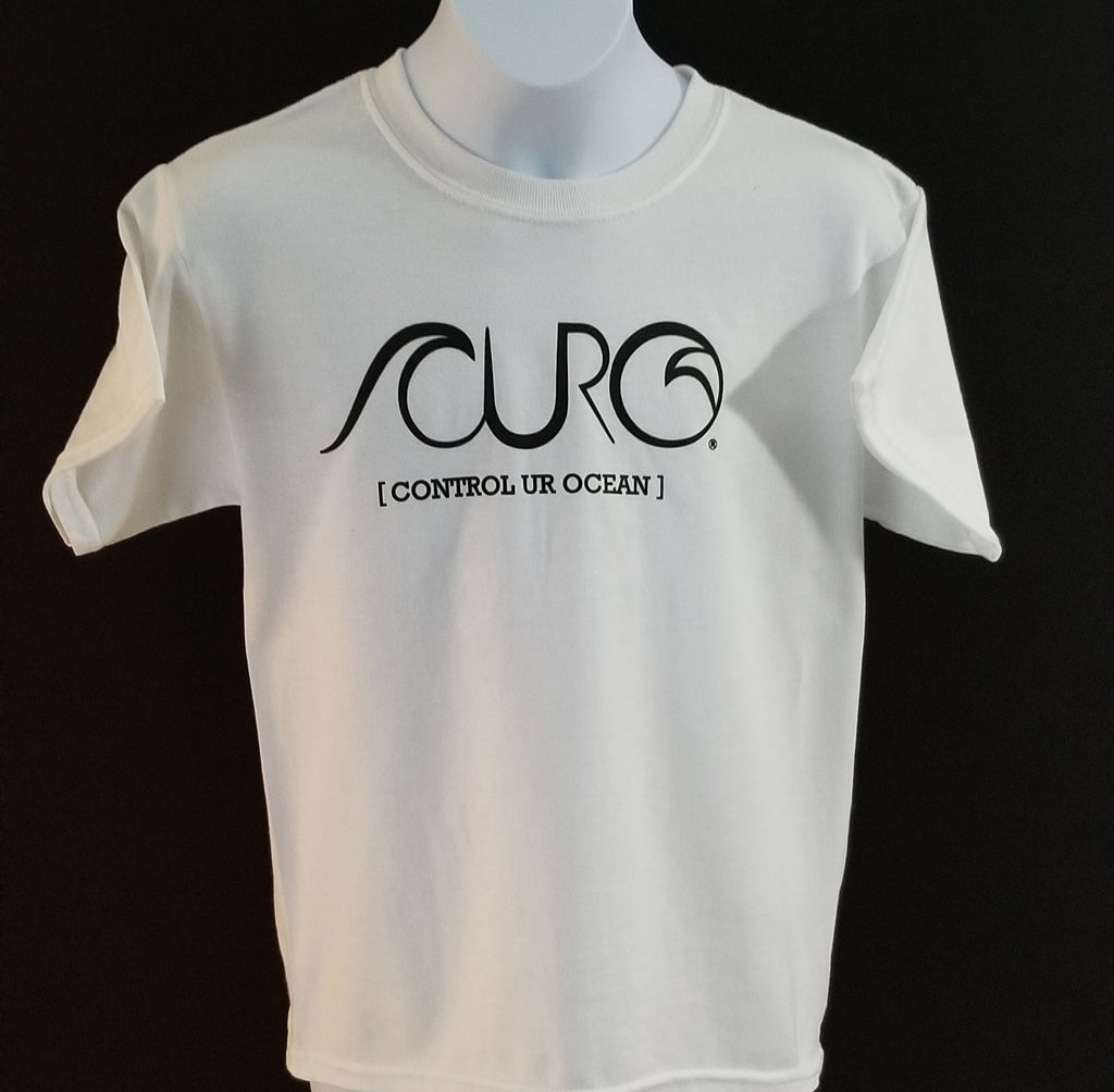 CURO White Youth T-Shirt Black CURO